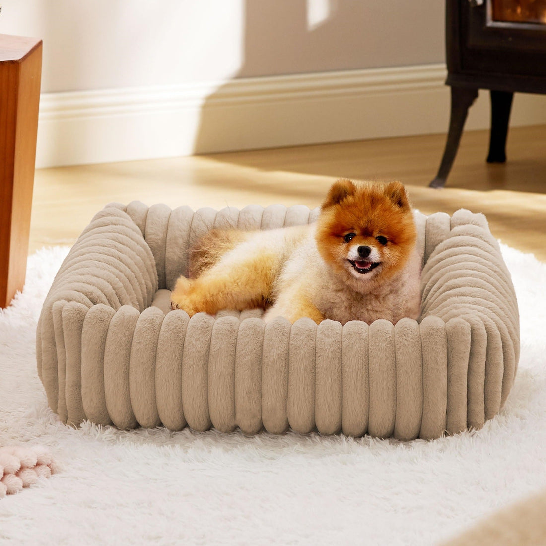 All-Season Warm Plush Pet Bed: The Ultimate Comfort for Your Furry Friend