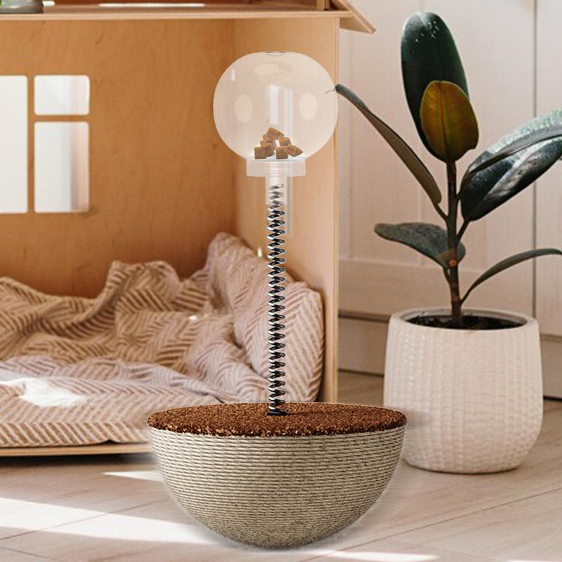 Interactive Auto-Balancing Pet Puzzle Feeder Toy