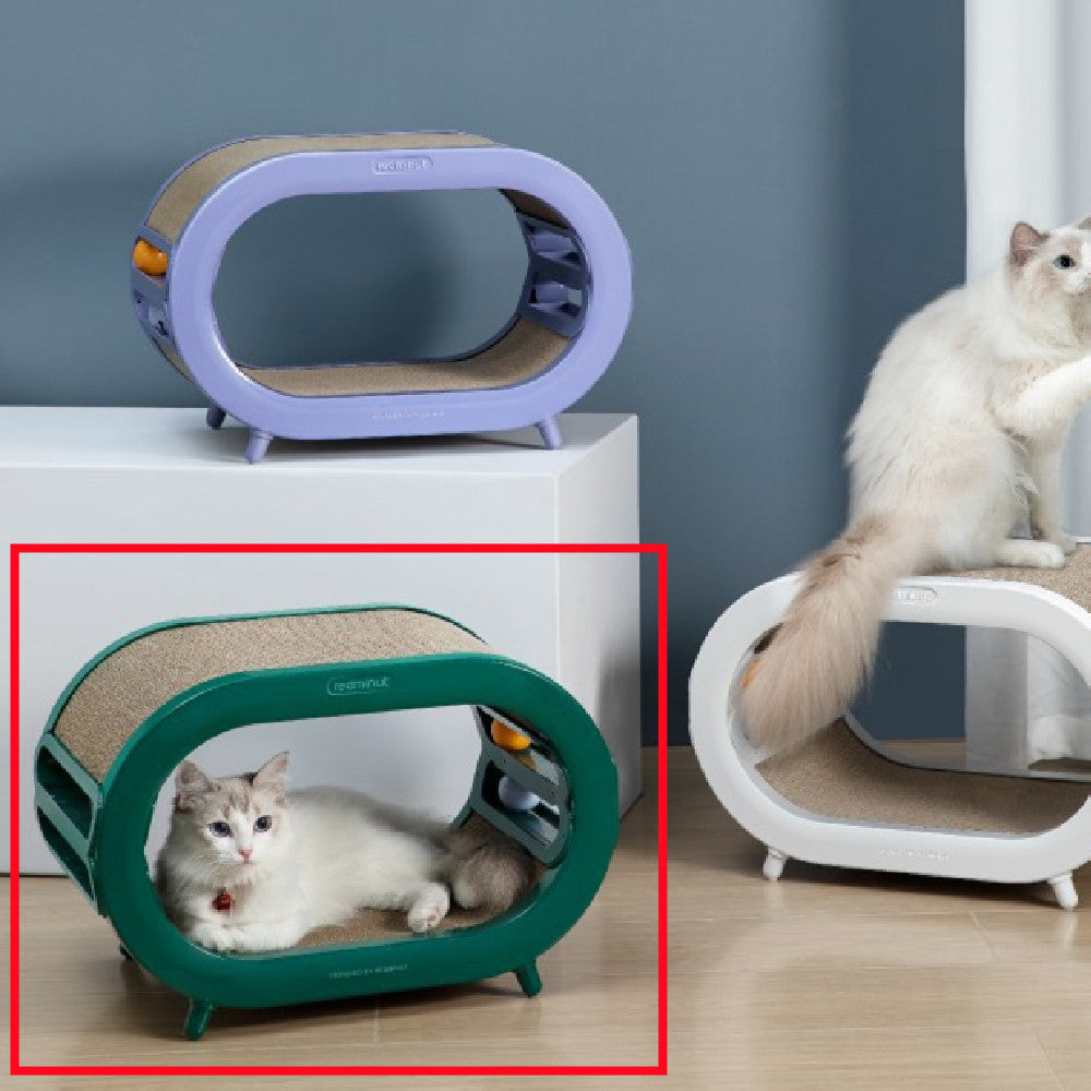 Transform Your Cat's Playtime with the Cat Scratch Board Nest Villa