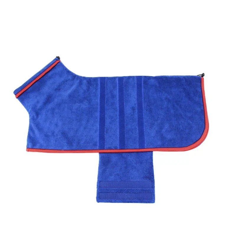 Enhance Your Pet's Bath Time with Our Adjustable Pet Bathrobe Drying Towel