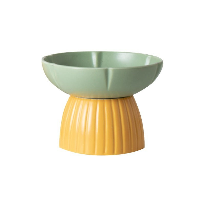 Macaron Color Ceramic Pet Bowl: A Treat for Your Furry Friend